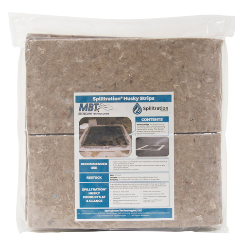 Spilltration Husky Strips, Oil Only, 64" x 8", 4 gal. Absorbancy Pryde Industrial Inc.