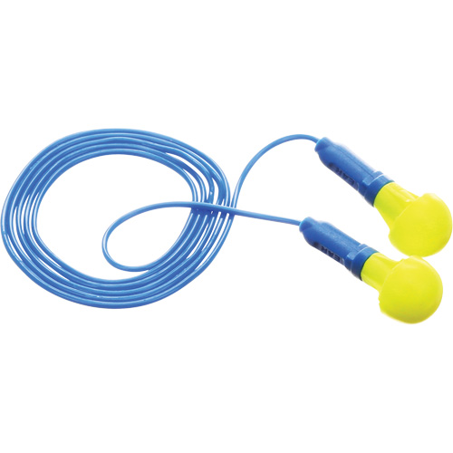 E-A-R Push-Ins Earplugs, Corded, Pair - Polybag, 28/23 dB NRR, One-Size Pryde Industrial Inc.