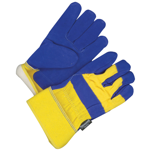 Fitter Gloves, One Size, Grain Cowhide Palm, Thinsulate Inner Lining Pryde Industrial Inc.