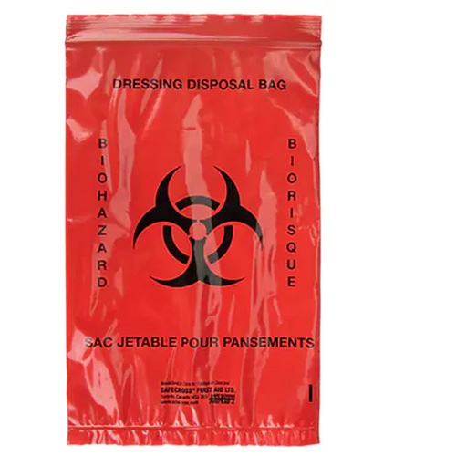 Dynamic Hazardous Waste Bags, Bio-Hazard, 9" L x 6" W, 2.0 mils Pryde Industrial Inc.