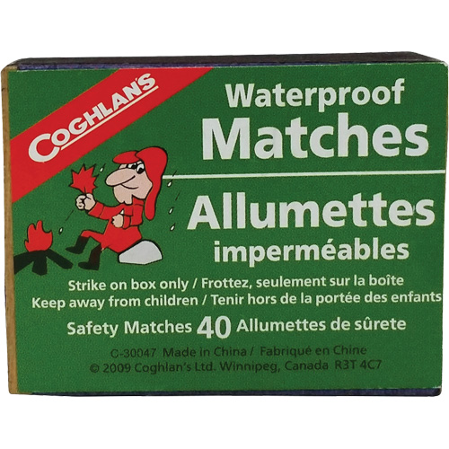 Allumettes imperm&eacute;ables Dynamic Pryde Industrial Inc.