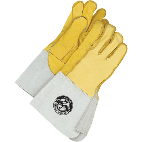 Gants de soudage, Cuir fleur de vache/Cuir fleur de daim, Taille Grand/10 Pryde Industrial Inc.