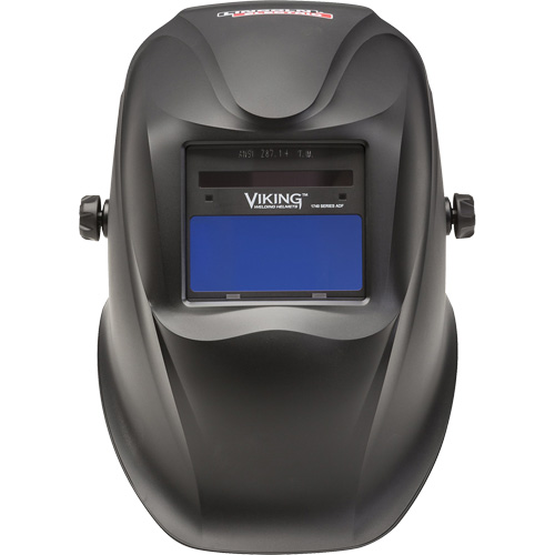 1740 Welding Helmet, 3.78" L x 1.67" W View Area, 9 - 13 Shade Range, Black Pryde Industrial Inc.