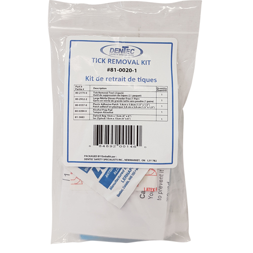 Tick Safety Kit, Class 1 Medical Device, Wallet Pryde Industrial Inc.