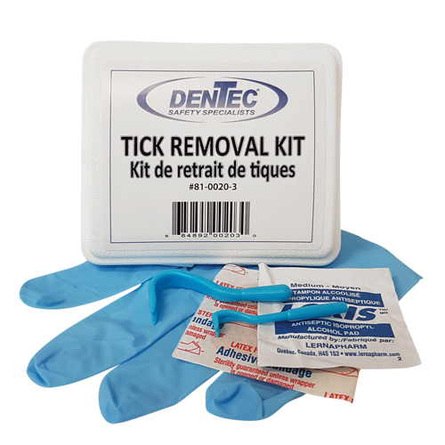 Tick Safety Kit, Class 1 Medical Device, Plastic Box Pryde Industrial Inc.