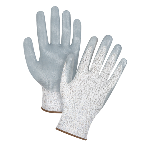 Gants haute performance r&eacute;sistants &agrave; la coupe, Taille Grand/9, Calibre 13, Rev&ecirc;tement Nitrile, Enveloppe en PEHP, ANSI/ISEA 105 niveau 4/EN 388 niveau 5 Pryde Industrial Inc.