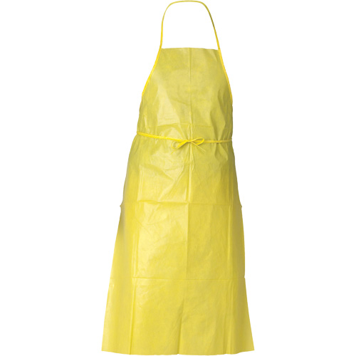Tablier de protection contre la vaporisation de produits chimiques A70 KLEENGUARD, Poly&eacute;thyl&egrave;ne, 44" lo x 29" la, Jaune Pryde Industrial Inc.