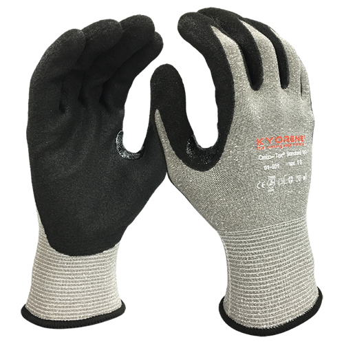 Gants r&eacute;sistants aux coupures, Taille Grand/9, Calibre 13, Rev&ecirc;tement Mousse de nitrile, Enveloppe en Kyorene, ANSI/ISEA 105 niveau 3/EN 388 niveau C Pryde Industrial Inc.