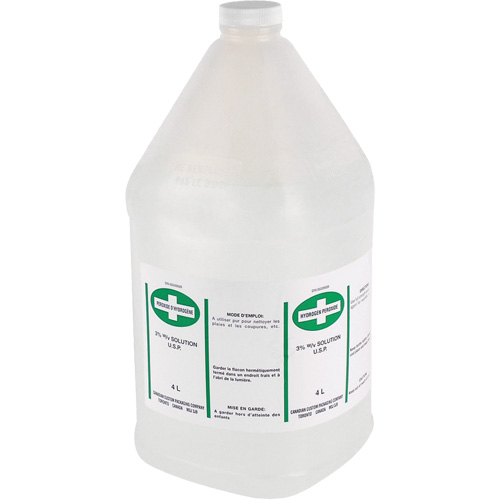 Peroxyde d'hydrog&egrave;ne 4 L Dynamic, Liquide, Antiseptique Pryde Industrial Inc.