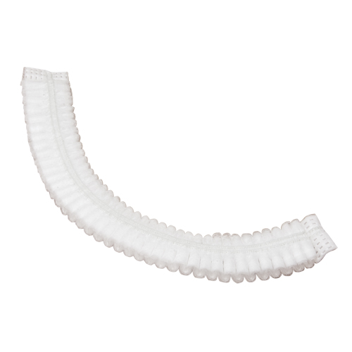 Pleated Bouffant Cap, Polypropylene, 21", White Pryde Industrial Inc.