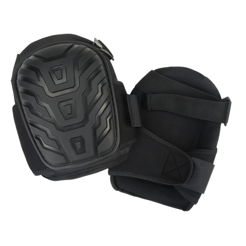 PVC Cap Knee Pads, Buckle/Hook and Loop Style, Plastic Caps, Foam Pads Pryde Industrial Inc.