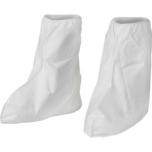 Couvre-botte jetable KleenGuard A40, Taille unique, Microporeux, Blanc Pryde Industrial Inc.