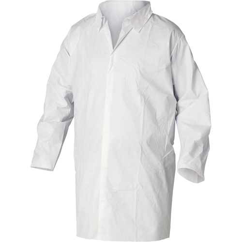KleenGuard A20 Lab Coats, SMS, White, X-Large Pryde Industrial Inc.
