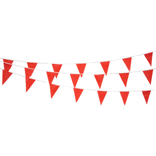 Cordon de fanions, 60' lo, Rouge Pryde Industrial Inc.