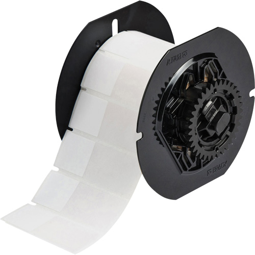 &eacute;tiquette autoplastifi&eacute;es pour fils et c&acirc;bles, Vinyle, 1" lo x 2,6" h, Incolore/blanc Pryde Industrial Inc.