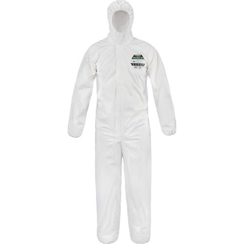MicroMax&reg; NS Coveralls, Small, White, Microporous Pryde Industrial Inc.