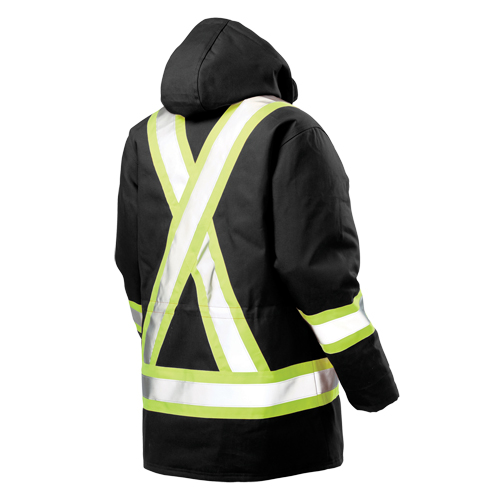 Safety Parka, Black, Large Pryde Industrial Inc.