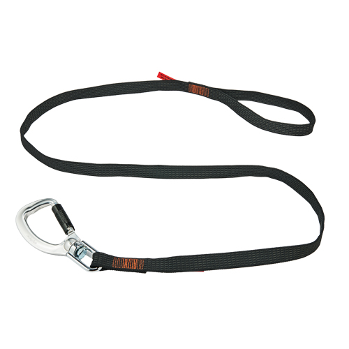 Squids&reg; 3129 Double-Locking Tool Lanyard with Swivel, Fixed Length, Carabiner/Loop Pryde Industrial Inc.