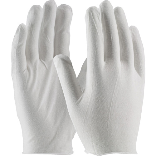 Inspection Gloves, Cotton, Unhemmed Cuff, One Size Pryde Industrial Inc.