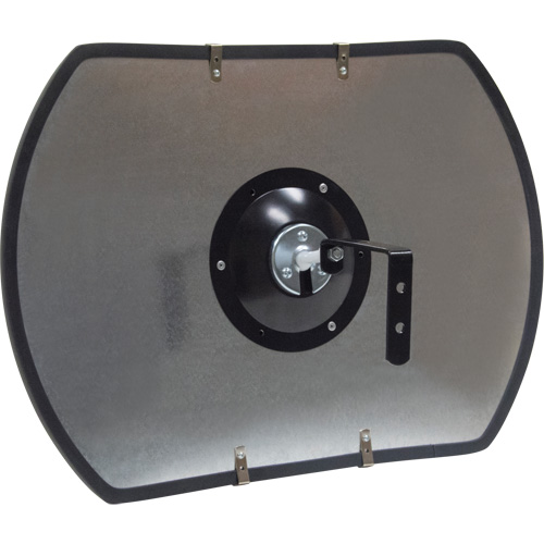 Roundtangular Convex Mirror with Bracket, 12" H x 18" W, Indoor/Outdoor Pryde Industrial Inc.