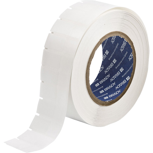 &eacute;tiquettes &agrave; transfert thermique B-461, Polyester, 0,6" lo x 1,625" h, Blanc Pryde Industrial Inc.