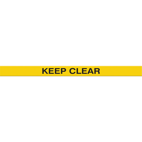 Tough-Mark Heavy-Duty Floor Marking, Rectangle, 48" L x 3" W, Yellow, Polyethylene Pryde Industrial Inc.
