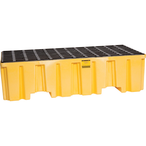 Spill Containment Pallet, 66 US gal. Spill Capacity, 26.25" x 51" x 13.75" Pryde Industrial Inc.