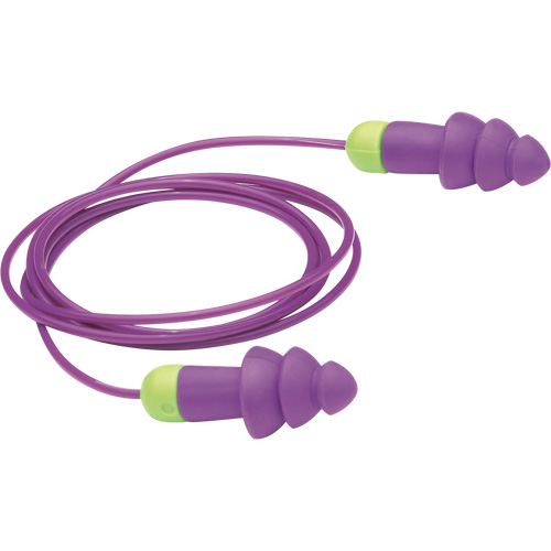 Rockets&reg; Reusable Earplugs, Corded, Bulk - Polybag, 27 dB NRR, One-Size Pryde Industrial Inc.