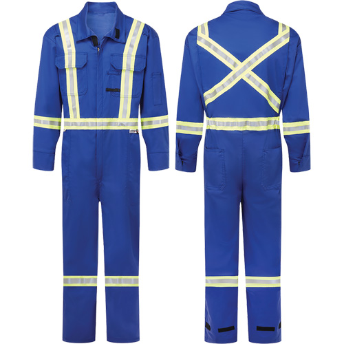 Combinaisons ignifuges 7 oz Avenger, Taille 38 (grand taille), Bleu royal Pryde Industrial Inc.