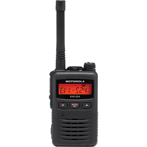 EVX-S24 Series Portable Radio, UHF Radio Band, 256 Channels, 200 000 sq. ft. Range Pryde Industrial Inc.