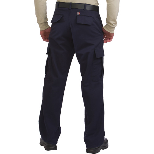 Westex UltraSoft&reg; Cargo Pants, 30, x 36, Navy Blue, 12.4 cal/cm2 Pryde Industrial Inc.