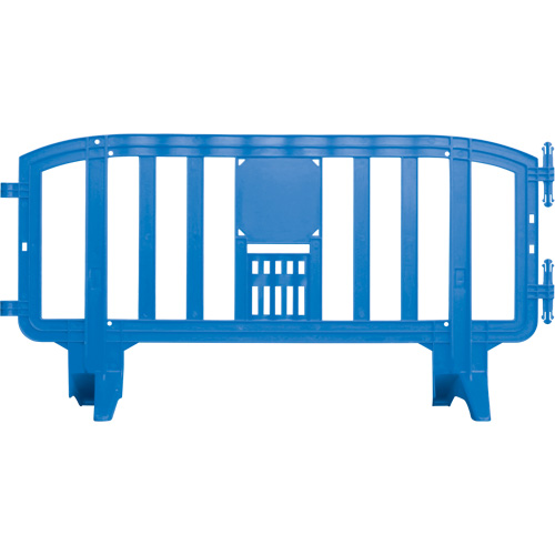 Movit Barricade, Interlocking, 78" L x 39" H, Blue Pryde Industrial Inc.