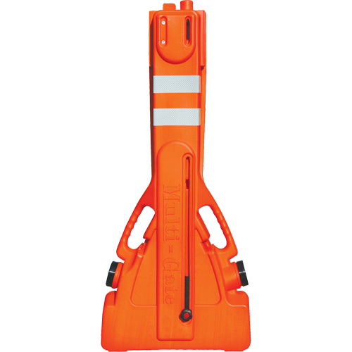 Barricade Multi-Gate, 43" h x 90" lo, Orange Pryde Industrial Inc.