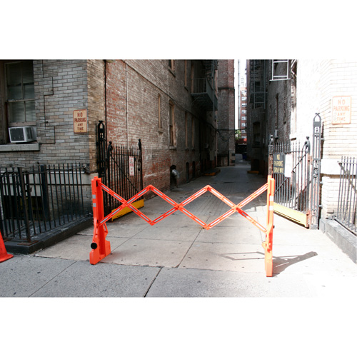 Barricade Multi-Gate, 43" h x 90" lo, Orange Pryde Industrial Inc.