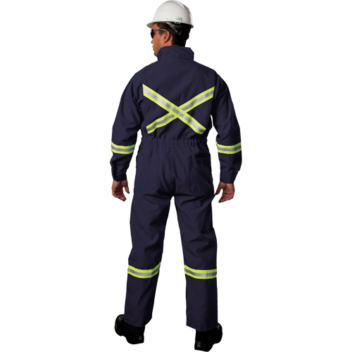Combinaisons avec mat&eacute;riau r&eacute;fl&eacute;chissant de luxe Westex UltraSoft, Taille 36, Bleu marine, 8,7 cal/cm² Pryde Industrial Inc.