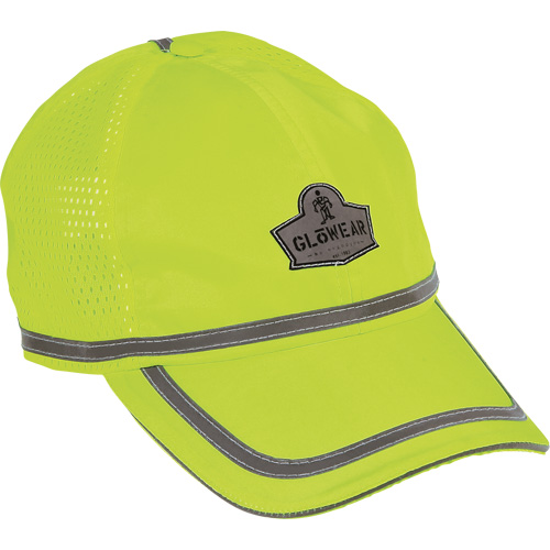 Casquette de baseball haute visibilit&eacute; GloWear 8930, Jaune lime haute visibilit&eacute;, Polyester Pryde Industrial Inc.