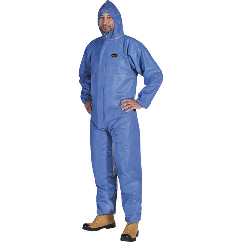 2075 Combinaisons jetables ignifuges SMS, Taille Petit, Bleu Pryde Industrial Inc.