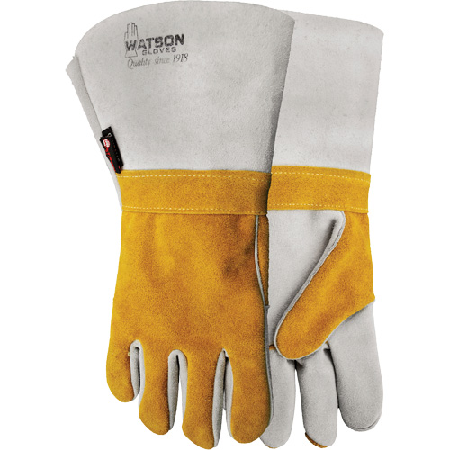 1034 Wopper Welding Gloves, Split Cowhide, Size 10 Pryde Industrial Inc.