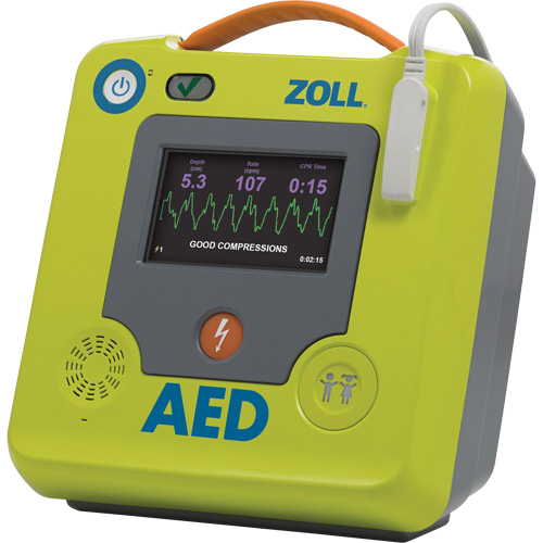 D&eacute;fibrillateur AED 3 BLS pour secouristes professionnels, Semi-automatique, Français, Classe 4 Pryde Industrial Inc.