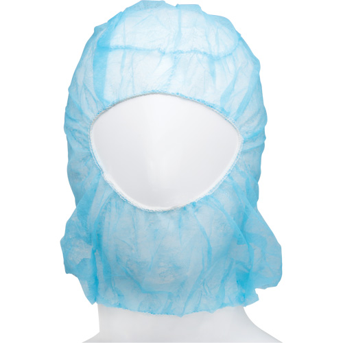 Cagoule jetable, Polypropyl&egrave;ne, Bleu Pryde Industrial Inc.