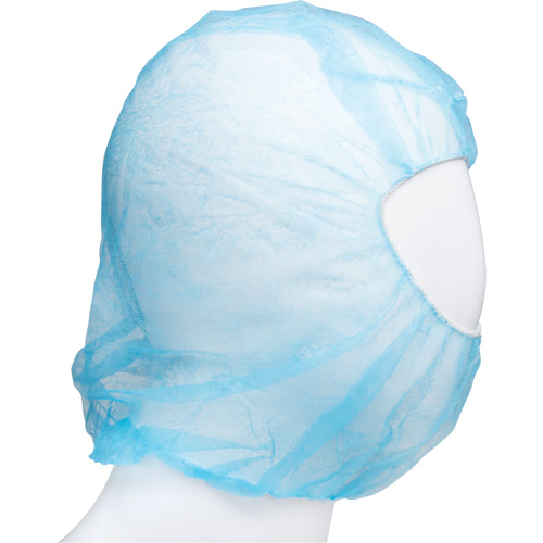 Cagoule jetable, Polypropyl&egrave;ne, Bleu Pryde Industrial Inc.