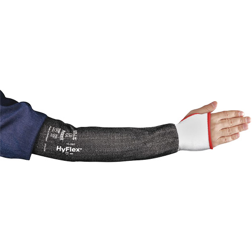 Manche de protection &agrave; pouce &eacute;troit HYFLEX 11-281, Intercept, 16", ASTM ANSI niveau A4, Gris Pryde Industrial Inc.