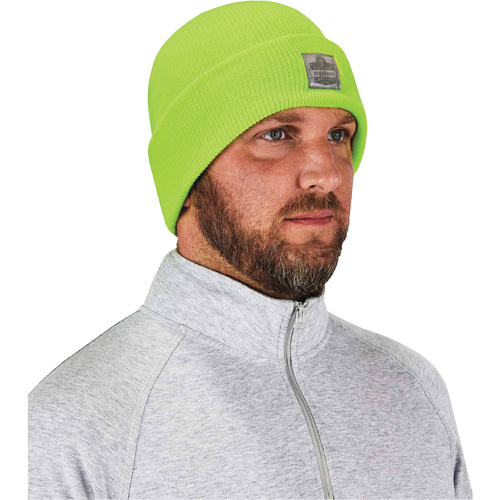 Bonnet en tricot c&ocirc;tel&eacute; N-Ferno, Taille unique, Vert lime haute visibilit&eacute; Pryde Industrial Inc.
