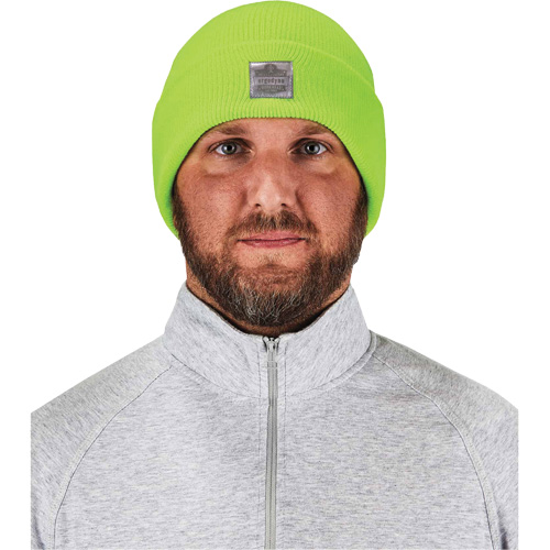 Bonnet en tricot c&ocirc;tel&eacute; N-Ferno, Taille unique, Vert lime haute visibilit&eacute; Pryde Industrial Inc.