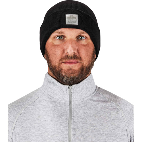 N-Ferno&reg; Rib Knit Beanie Hat, One Size, Black Pryde Industrial Inc.