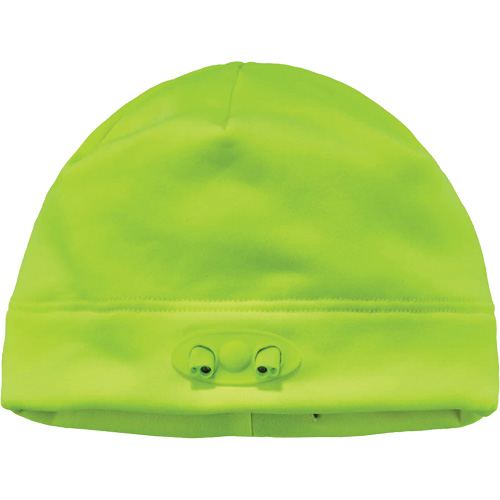 N-Ferno&reg; Skull Cap Beanie Hat with LED Lights, One Size, High-Visibility Lime Green Pryde Industrial Inc.
