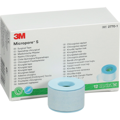 Micropore S Surgical Tape, Non-Medical, 16-1/2' L x 1" W Pryde Industrial Inc.