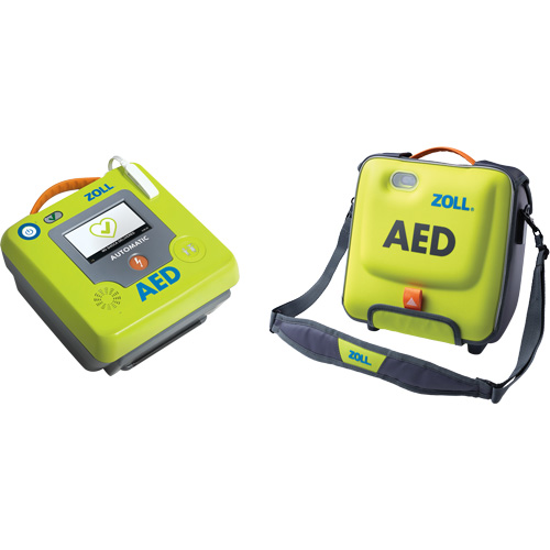 Trousse DEA AED 3 avec mallette de transport, Automatique, Anglais, Classe 4 Pryde Industrial Inc.