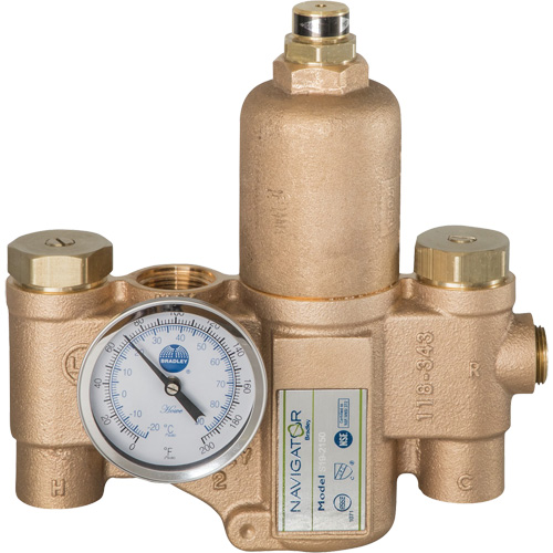 Navigator EFX20 Emergency Fixture Thermostatic Mixing Valve, 30 GPM Pryde Industrial Inc.