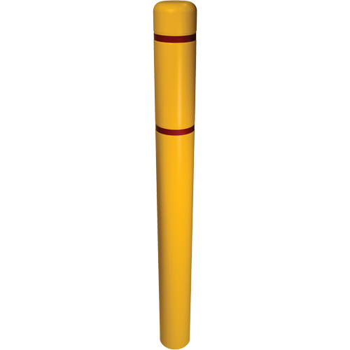 Bollard Cover, 6" Dia. x 52" L, Yellow Pryde Industrial Inc.